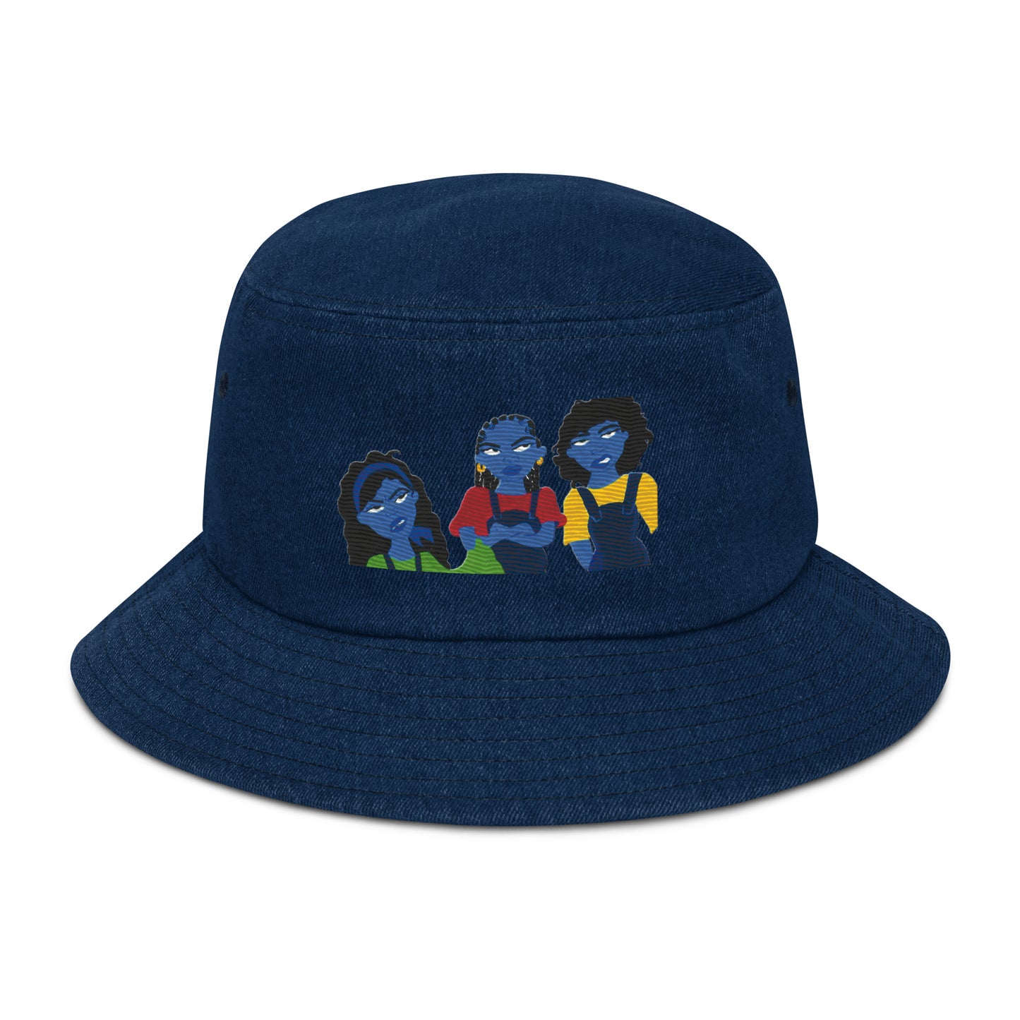 Denim bucket hat