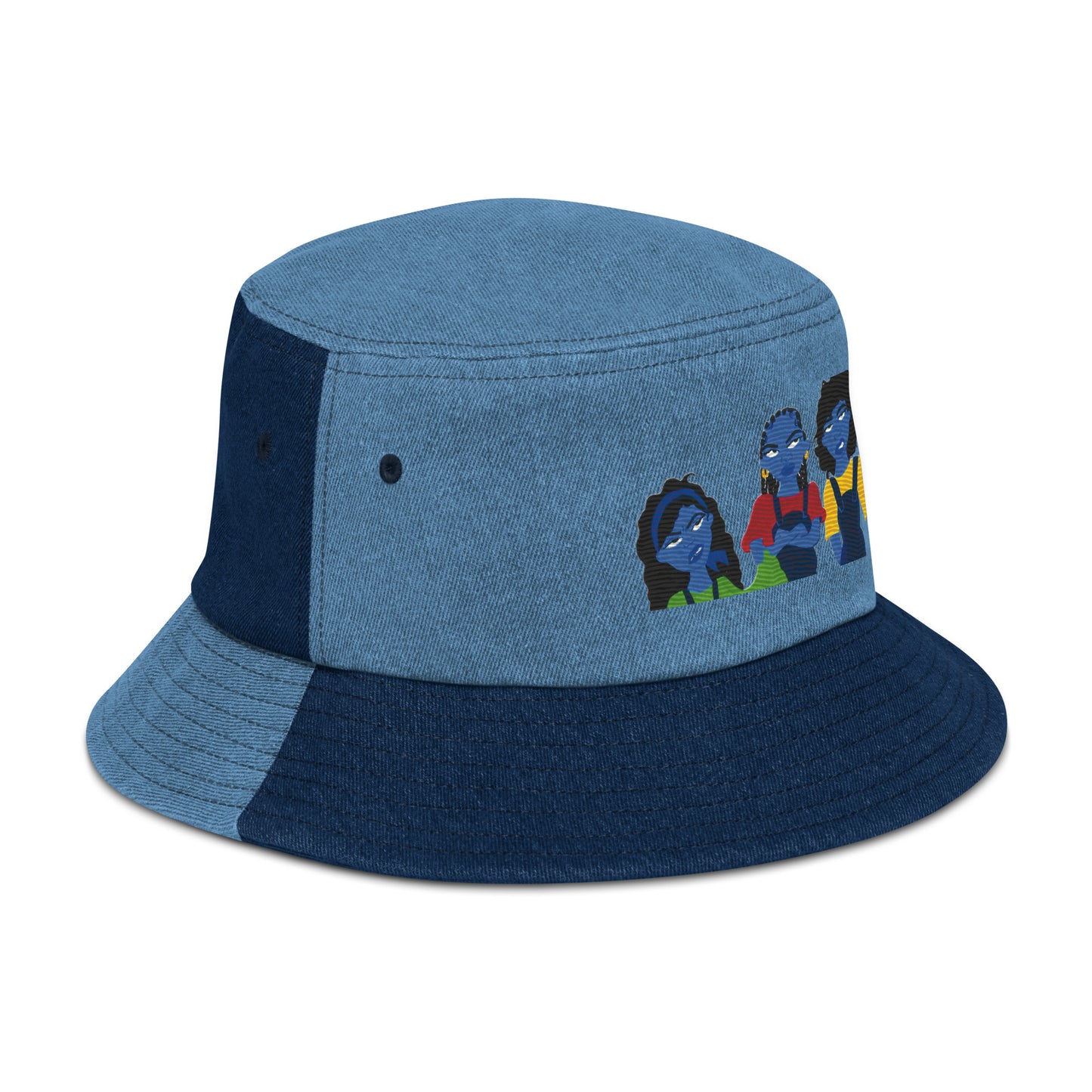 Denim bucket hat